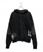 DIESELディーゼル）の古着「デザインパーカー」｜ブラック