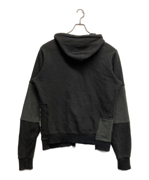 DIESEL（ディーゼル）DIESEL (ディーゼル) デザインパーカー ブラック サイズ:Mの古着・服飾アイテム