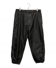 COMME des GARCONS HOMME（コムデギャルソン オム）の古着「エステルツイルイージーパンツ」｜ブラック