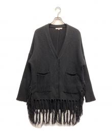 UN3D.（アンスリード）の古着「ニットカーディガン」｜ブラック