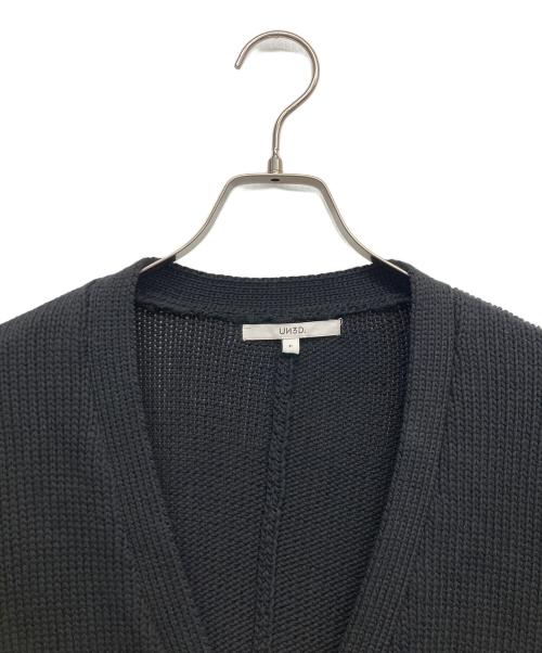 UN3D.（アンスリード）UN3D. (アンスリード) ニットカーディガン ブラック サイズ:Fの古着・服飾アイテム