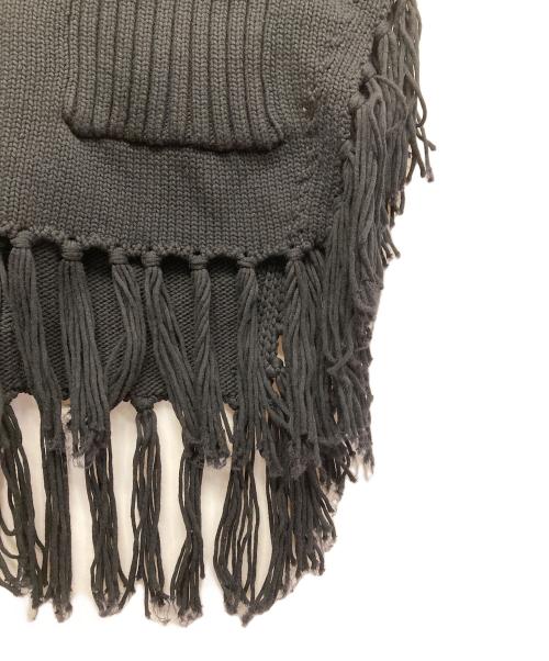 UN3D.（アンスリード）UN3D. (アンスリード) ニットカーディガン ブラック サイズ:Fの古着・服飾アイテム