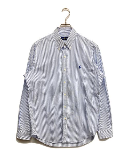 RALPH LAUREN（ラルフローレン）RALPH LAUREN (ラルフローレン) ストライプシャツ ホワイト サイズ:Mの古着・服飾アイテム