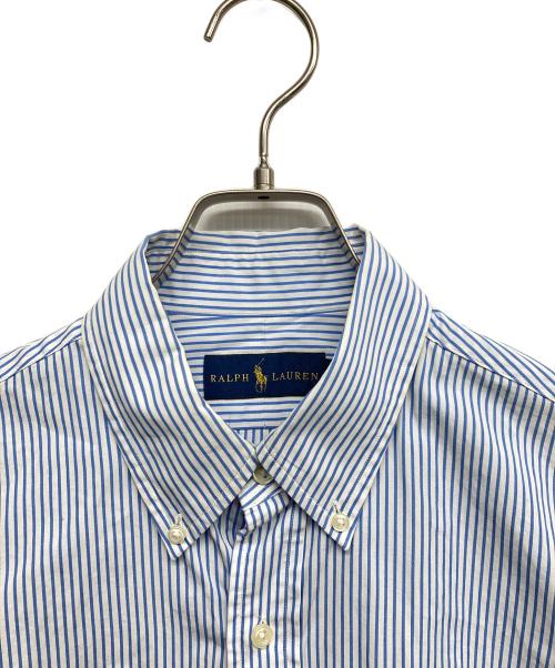 RALPH LAUREN（ラルフローレン）RALPH LAUREN (ラルフローレン) ストライプシャツ ホワイト サイズ:Mの古着・服飾アイテム