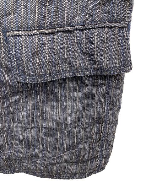 COMME des GARCONS HOMME（コムデギャルソン オム）COMME des GARCONS HOMME (コムデギャルソン オム) ウールリネン混テーラードジャケット ネイビー サイズ:Sの古着・服飾アイテム