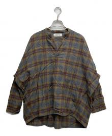ZUCCA（ズッカ）の古着「オンブレブラウス」｜ブラウン