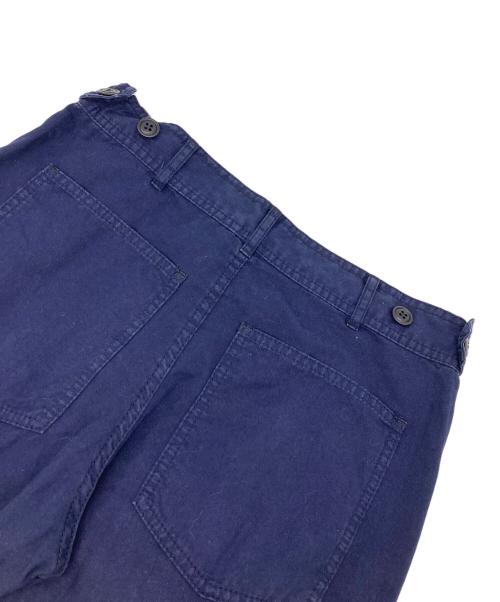 BLACK COMME des GARCONS（ブラックコムデギャルソン）BLACK COMME des GARCONS (ブラックコムデギャルソン) 製品染めジップパンツ ネイビー サイズ:Sの古着・服飾アイテム