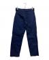BLACK COMME des GARCONS (ブラックコムデギャルソン) 製品染めジップパンツ ネイビー サイズ:S：13000円