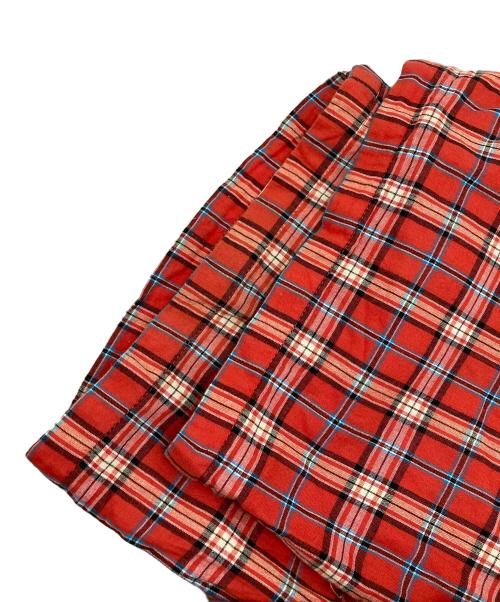 stussy（ステューシー）stussy (ステューシー) チェックハーフパンツ レッド サイズ:34の古着・服飾アイテム