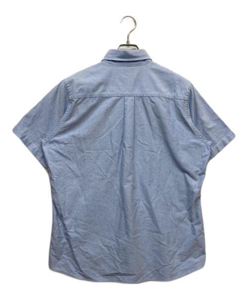 A BATHING APE（ア ベイシング エイプ）A BATHING APE (ア ベイシング エイプ) ワッペン刺繍半袖シャツ ブルー サイズ:Lの古着・服飾アイテム