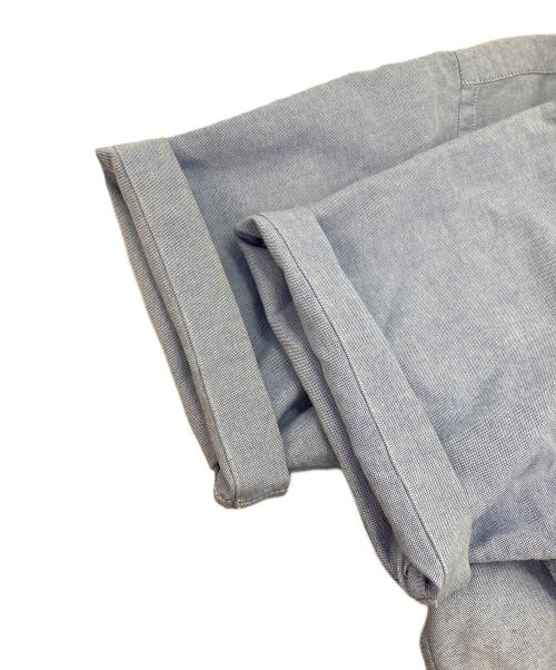 A BATHING APE（ア ベイシング エイプ）A BATHING APE (ア ベイシング エイプ) ワッペン刺繍半袖シャツ ブルー サイズ:Lの古着・服飾アイテム