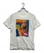 Hysteric Glamourヒステリックグラマー）の古着「ヒスガール プリント S/S Tシャツ」｜ホワイト