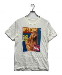 Hysteric Glamour（ヒステリックグラマー）の古着「ヒスガール プリント S/S Tシャツ」｜ホワイト