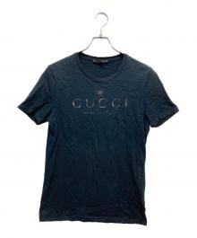 GUCCI（グッチ）の古着「ロゴプリントTシャツ」｜ブラック