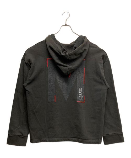 M+RC NOIR（マルシェノア）M+RC NOIR (マルシェノア) ロゴパーカー ブラック サイズ:Mの古着・服飾アイテム