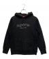 Supreme（シュプリーム）の古着「classic logo hooded sweatshirt」｜ブラック