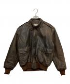 L.L.Beanエルエルビーン）の古着「A-2 Type Leather Jacket」｜ブラウン