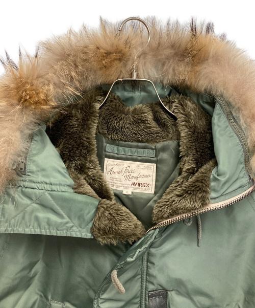 AVIREX（アヴィレックス）AVIREX (アヴィレックス) N-3Bタイプコート グリーン サイズ:XLの古着・服飾アイテム