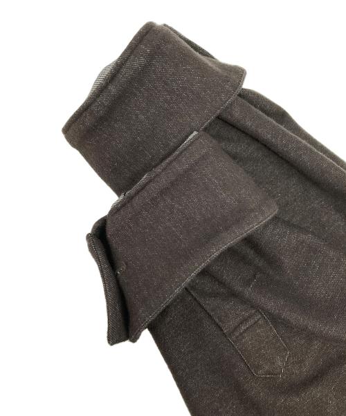 UNITED TOKYO（ユナイテッドトーキョー）UNITED TOKYO (ユナイテッドトーキョー) フランネルストレッチバンドカラーシャツ ブラウン サイズ:2の古着・服飾アイテム