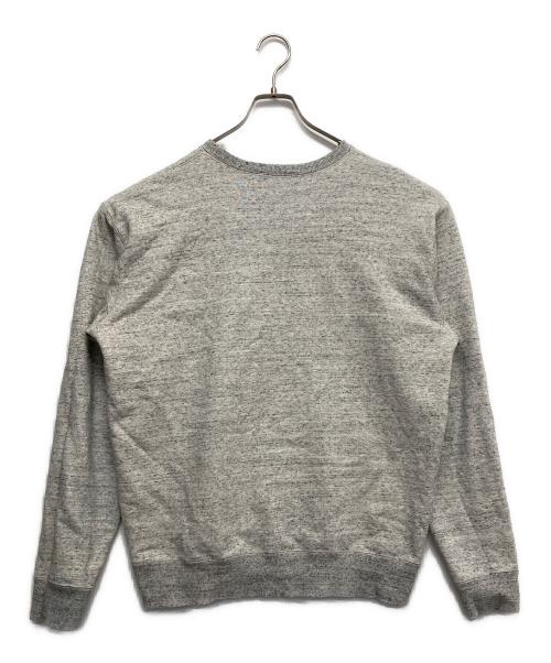 maison kitsune（メゾンキツネ）MAISON KITSUNE (メゾンキツネ) キャンプスウェットシャツ グレー サイズ:Lの古着・服飾アイテム