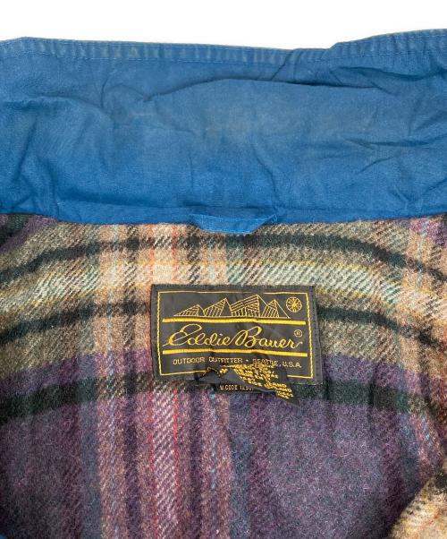 Eddie Bauer（エディーバウアー）Eddie Bauer (エディーバウアー) ネルライナー マウンテンジャケット ブルー サイズ:Lの古着・服飾アイテム