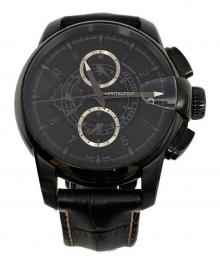 HAMILTON（ハミルトン）の古着「レイルロード クロノグラフ」｜ブラック