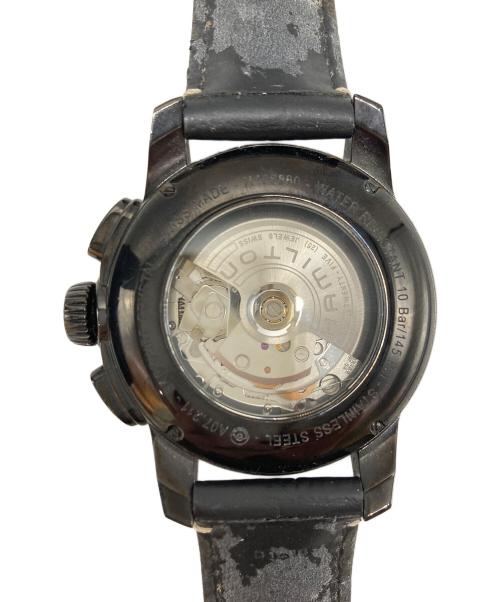 HAMILTON（ハミルトン）HAMILTON (ハミルトン) レイルロード クロノグラフ ブラックの古着・服飾アイテム