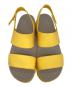 中古・古着 crocs (クロックス) ウェッジソールサンダル イエロー サイズ:W9：5000円