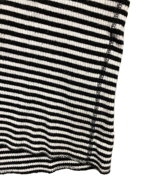 Hysteric Glamour（ヒステリックグラマー）Hysteric Glamour (ヒステリックグラマー) RAD GIRL刺繍ヘンリーネックカットソー ブラック サイズ:Lの古着・服飾アイテム