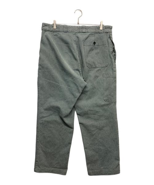SWISS ARMY（スイスアーミー）SWISS ARMY (スイスアーミー) デニムワークパンツ グリーン サイズ:実寸W98cmの古着・服飾アイテム