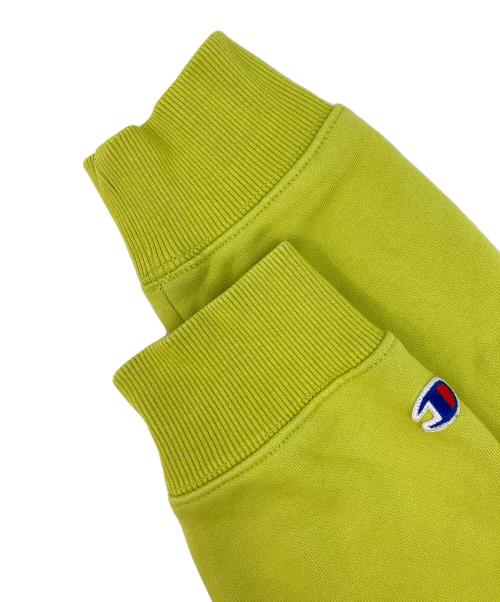 SUPREME（シュプリーム）Supreme (シュプリーム) Champion (チャンピオン) Champion Stacked C Hooded Sweatshirt 黄緑 サイズ:Mの古着・服飾アイテム