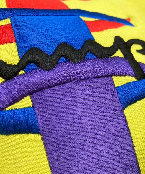 SUPREME（シュプリーム）Supreme (シュプリーム) Champion (チャンピオン) Champion Stacked C Hooded Sweatshirt 黄緑 サイズ:Mの古着・服飾アイテム