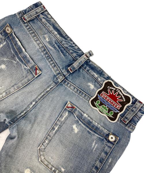 DSQUARED2（ディースクエアード）DSQUARED2 (ディースクエアード) camp chippewaデニムパンツ インディゴ サイズ:48の古着・服飾アイテム