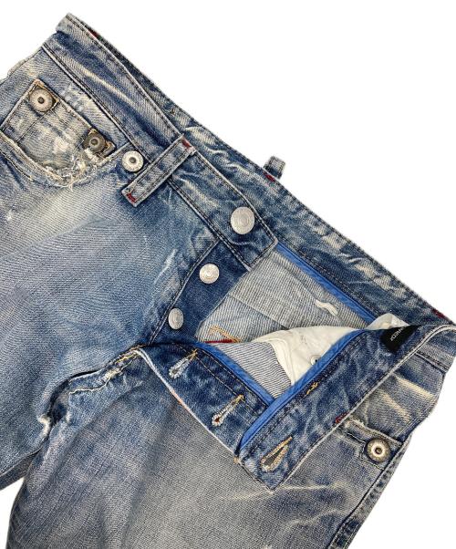 DSQUARED2（ディースクエアード）DSQUARED2 (ディースクエアード) camp chippewaデニムパンツ インディゴ サイズ:48の古着・服飾アイテム