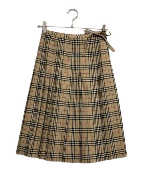 BURBERRY BLUE LABEL（バーバリー ブルー レーベル）BURBERRY BLUE LABEL (バーバリー ブルー レーベル) プリーツスカート ベージュ サイズ:36の古着・服飾アイテム