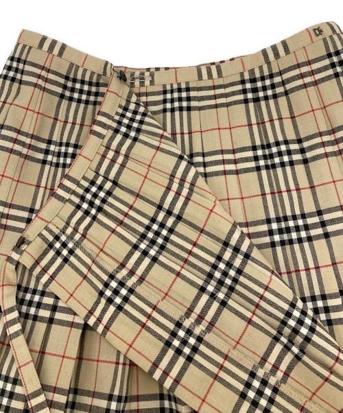 BURBERRY BLUE LABEL（バーバリー ブルー レーベル）BURBERRY BLUE LABEL (バーバリー ブルー レーベル) プリーツスカート ベージュ サイズ:36の古着・服飾アイテム
