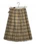 BURBERRY BLUE LABEL (バーバリー ブルー レーベル) プリーツスカート ベージュ サイズ:36：5000円