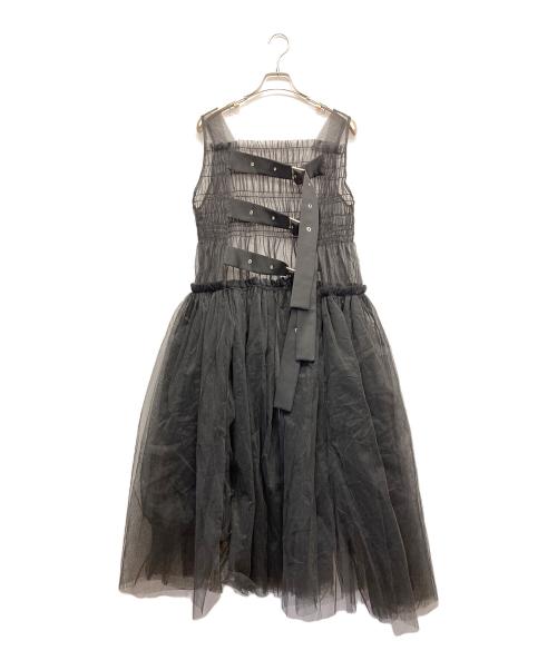 carmelo（カーメロ）carmelo (カーメロ) LULU TABLIER DRESS ブラック サイズ:Fの古着・服飾アイテム