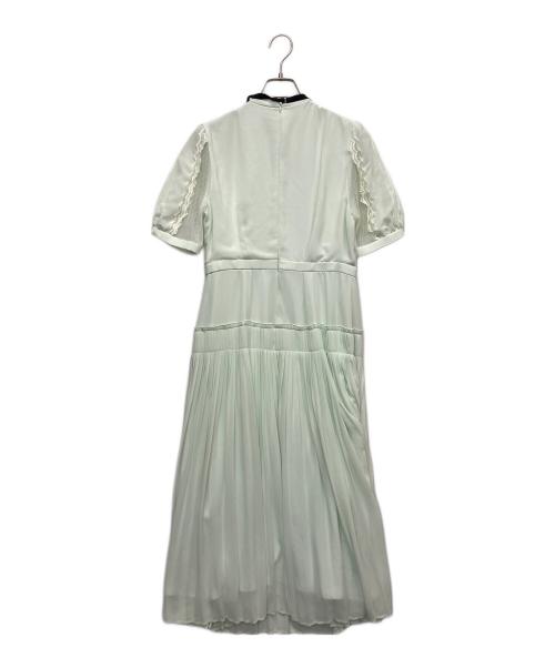 CELFORD（セルフォード）CELFORD (セルフォード) シフォン×レースワンピース ミント サイズ:38の古着・服飾アイテム