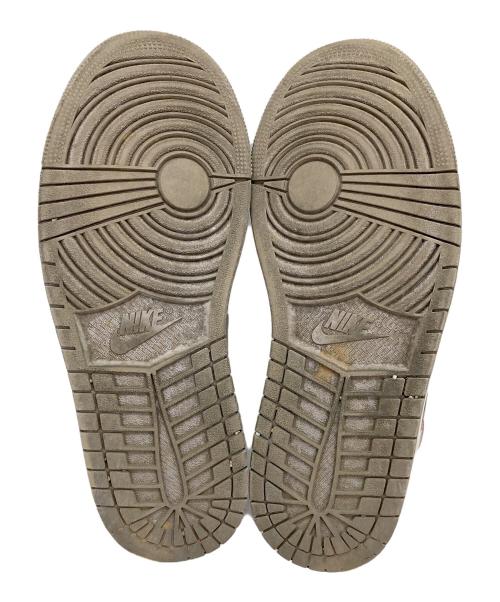 NIKE（ナイキ）NIKE (ナイキ) JORDAN 1 MID グレー×ボルドー サイズ:26の古着・服飾アイテム