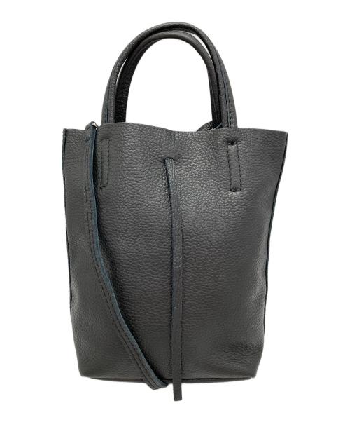 MILLELA FIRENZE（ミレッラフィレンツェ）MILLELA FIRENZE (ミレッラフィレンツェ) シュリンクレザーミニトートバッグ ブラック 未使用品の古着・服飾アイテム