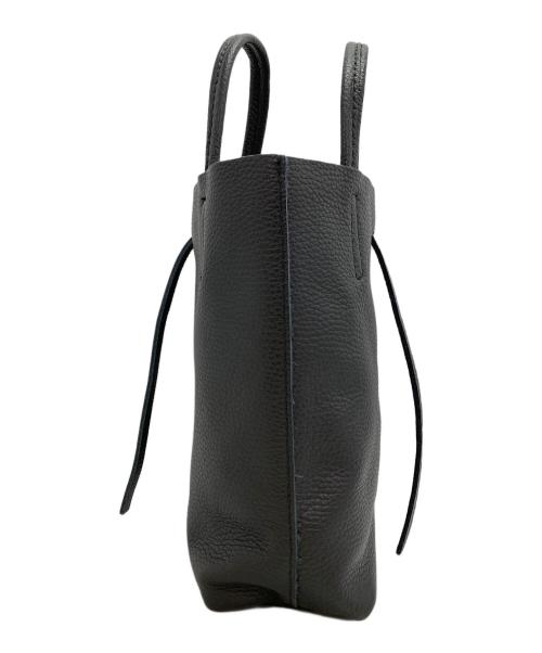 MILLELA FIRENZE（ミレッラフィレンツェ）MILLELA FIRENZE (ミレッラフィレンツェ) シュリンクレザーミニトートバッグ ブラック 未使用品の古着・服飾アイテム