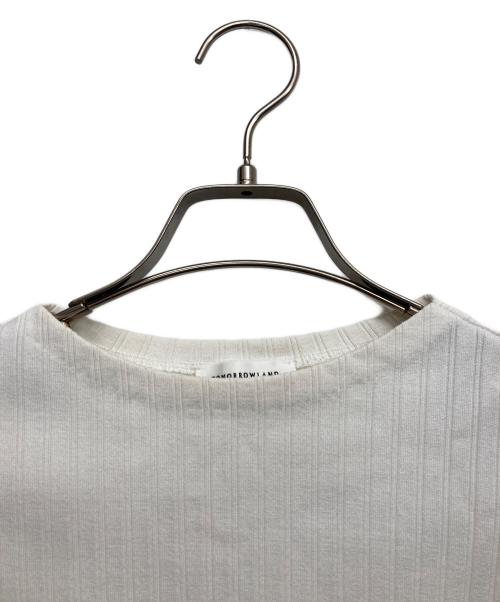 TOMORROW LAND（トゥモローランド）TOMORROW LAND (トゥモローランド) ノースリーブカットソー ホワイト サイズ:Sの古着・服飾アイテム