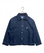 kaoyorinakamiカオヨリナカミ）の古着「ロゴ刺繍デニムジャケット」｜インディゴ