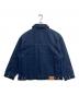KAOYORINAKAMI (カオヨリナカミ) ロゴ刺繍デニムジャケット インディゴ サイズ:M 未使用品：6000円