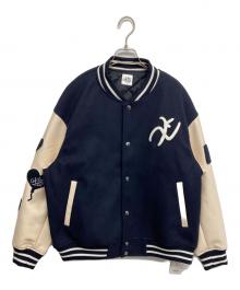 kaoyorinakami（カオヨリナカミ）の古着「スタジャン」｜ネイビー