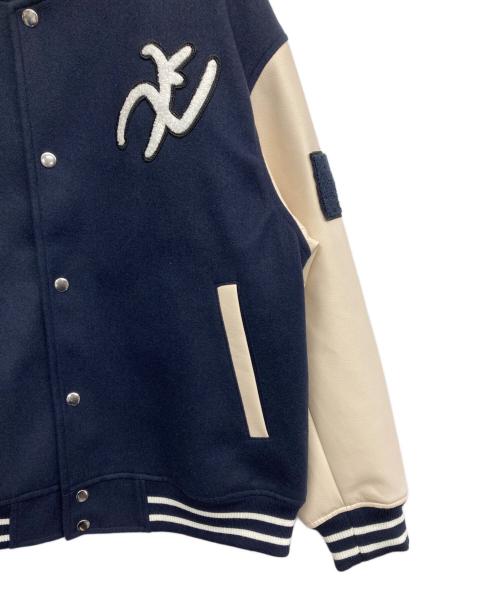 kaoyorinakami（カオヨリナカミ）KAOYORINAKAMI (カオヨリナカミ) スタジャン ネイビー サイズ:M 未使用品の古着・服飾アイテム