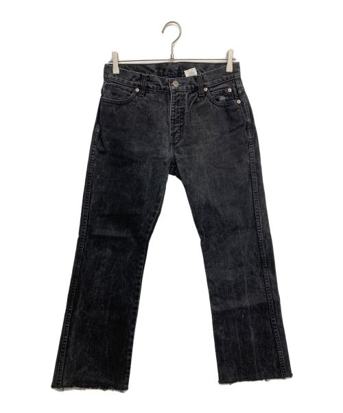 HARLEY-DAVIDSON（ハーレーダビッドソン）HARLEY-DAVIDSON (ハーレーダビッドソン) ブーツカットデニムパンツ ブラック サイズ:不明の古着・服飾アイテム