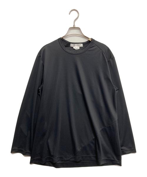 COMME des GARCONS COMME des GARCONS（コムデギャルソン コムデギャルソン）COMME des GARCONS COMME des GARCONS (コムデギャルソン コムデギャルソン) バックネックロゴカットソー ブラック サイズ:Lの古着・服飾アイテム