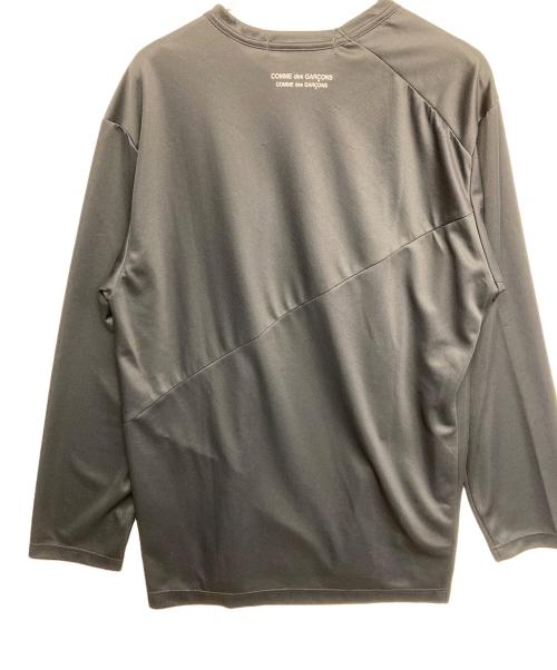 COMME des GARCONS COMME des GARCONS（コムデギャルソン コムデギャルソン）COMME des GARCONS COMME des GARCONS (コムデギャルソン コムデギャルソン) バックネックロゴカットソー ブラック サイズ:Lの古着・服飾アイテム